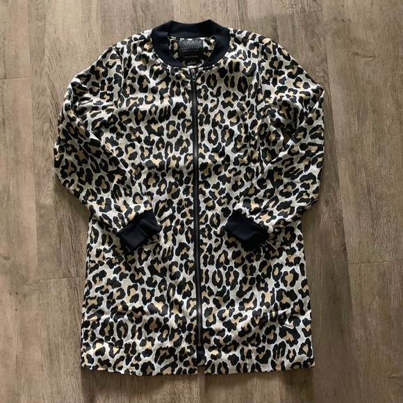 Sanctuary Jackets & Blazers - Sanctuary long leopard print zip jacket